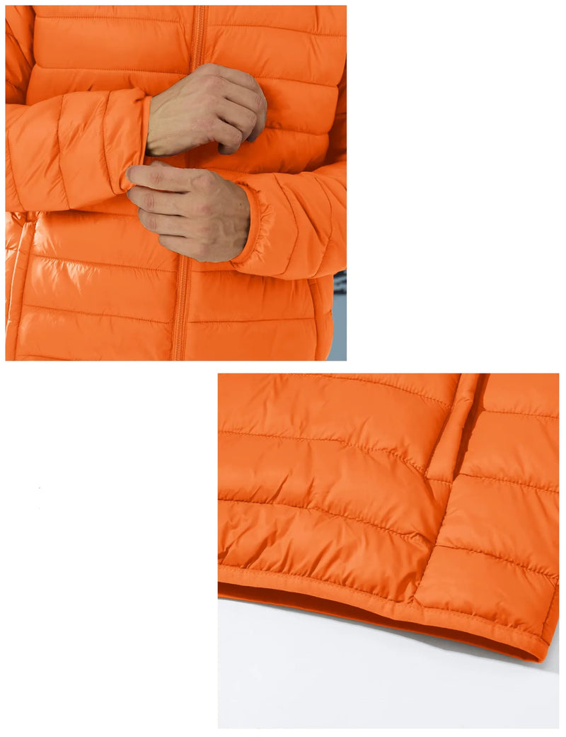 Jaqueta Puffer Masculina Térmica Gola Alta Betti