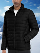 Jaqueta Masculina Puffer Térmica Gola Alta Betti