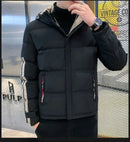 Jaqueta Puffer Masculina com Capuz Bross