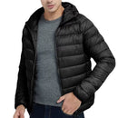 Jaqueta Puffer Masculina com Capuz Compactável