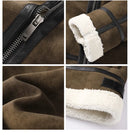 Jaqueta em Camurça Masculina Forrada em Lã Dallas