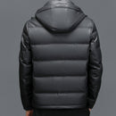 Jaqueta de Couro Masculina Roma