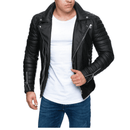 Jaqueta Masculina Elegante em Couro Nobre Outwear