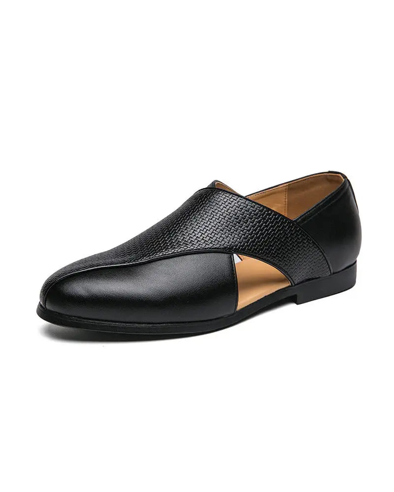 Mocassim Italiano Masculino de Couro Genuíno da Divello