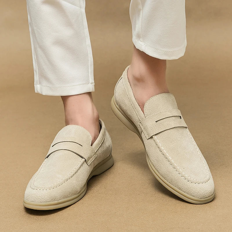 Mocassim Masculino em Camurça Divello