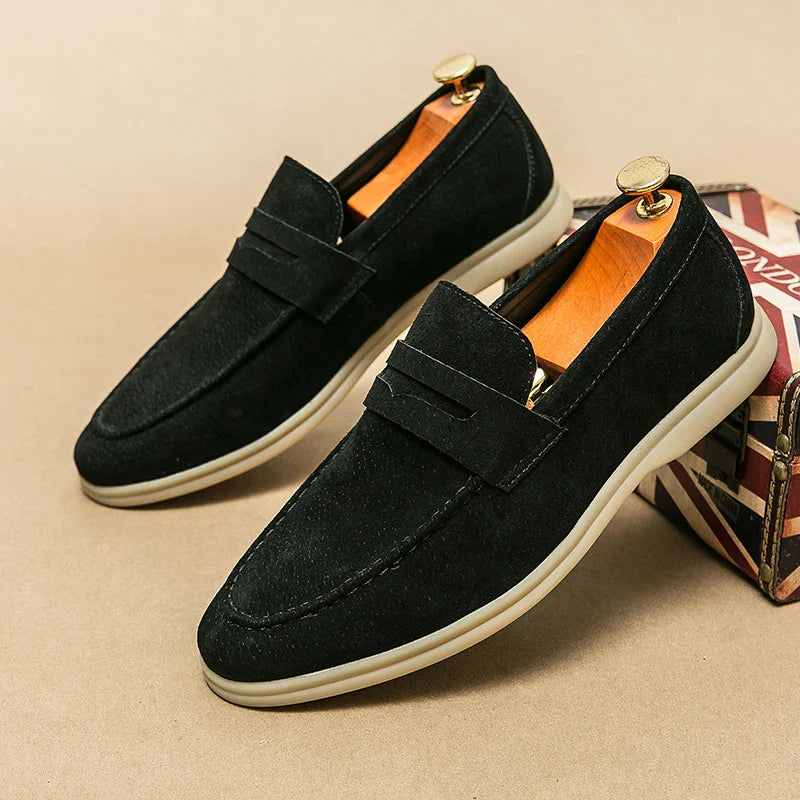 Mocassim Masculino em Camurça Divello