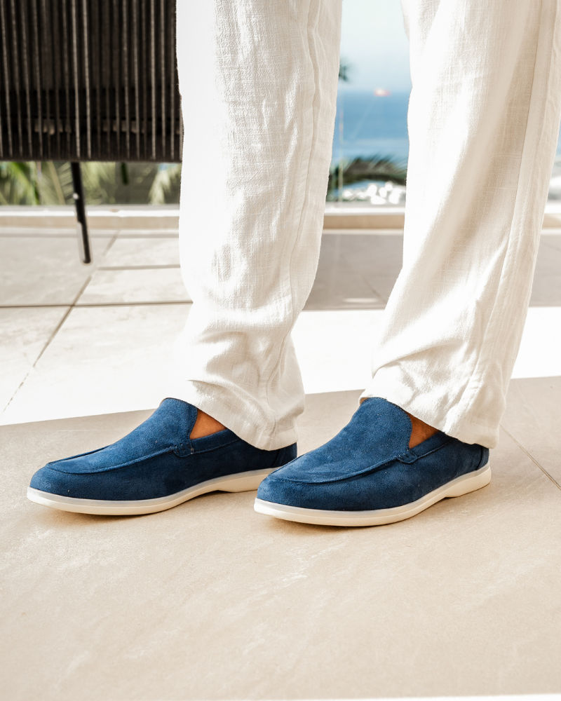 Mocassim Old Money Masculino em Camurça Italiano