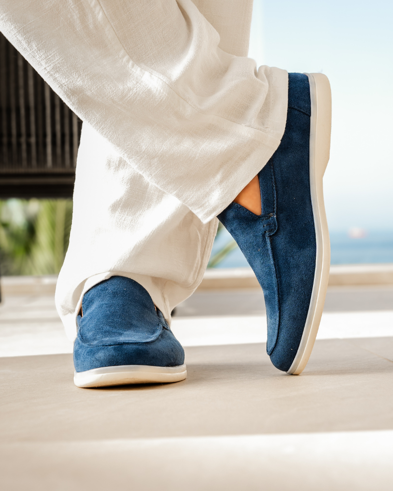 Mocassim Old Money Masculino em Camurça Italiano