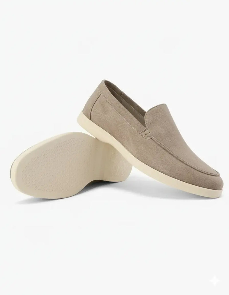 Mocassim Old Money Masculino em Camurça Italiano