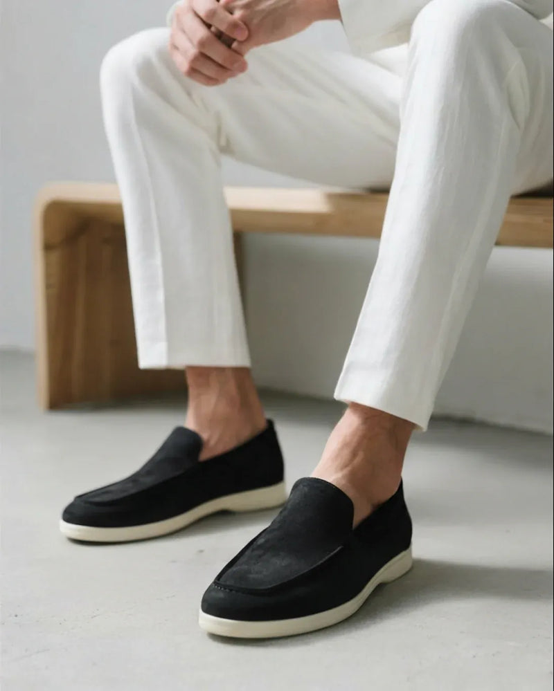 Mocassim Old Money Masculino em Camurça Italiano