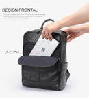 Mochila Masculina de Couro Genuíno Goods