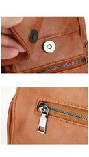 Mochila Masculina de Couro Urban Luxury