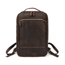 Mochila Executiva de Couro Legítimo Impermeável Múltiplas Funções