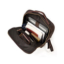 Mochila Executiva de Couro Legítimo Impermeável Múltiplas Funções