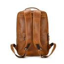 Mochila Executiva de Couro Legítimo Impermeável Múltiplas Funções