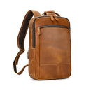 Mochila Executiva de Couro Legítimo Impermeável Múltiplas Funções