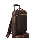 Mochila Executiva de Couro Legítimo Impermeável Múltiplas Funções