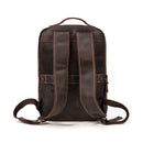 Mochila Executiva de Couro Legítimo Impermeável Múltiplas Funções