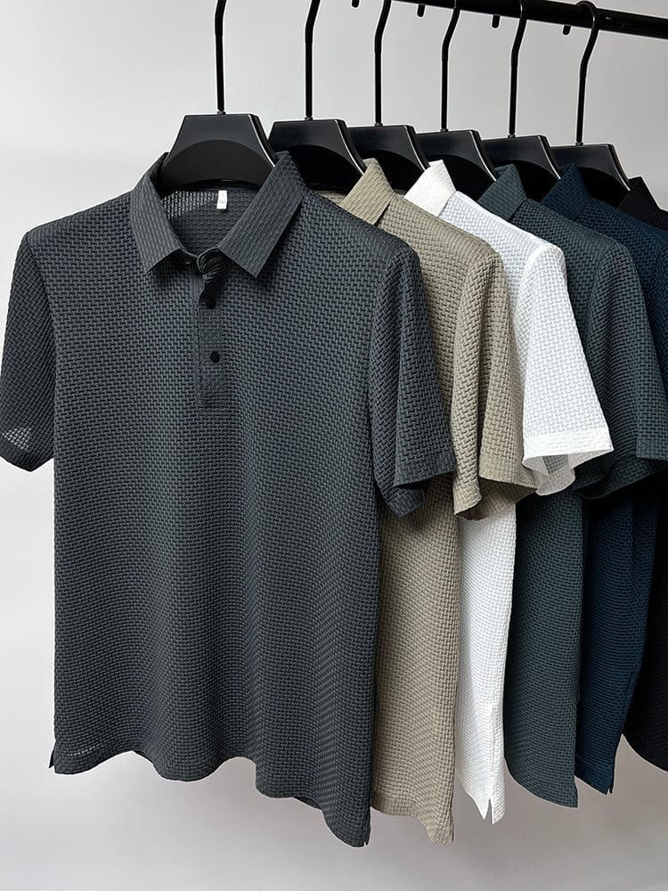 Camisa Masculina de Seda Polo Essencial  coleção