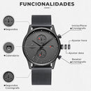 Relógio Masculino Minimalista Steel