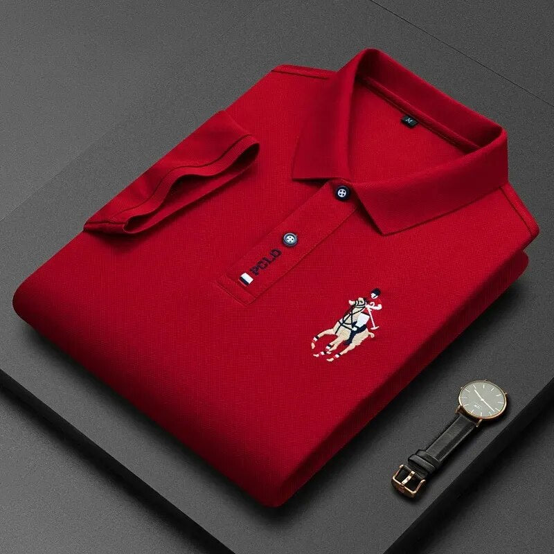 Camisa Polo Masculina Veneza vermelho