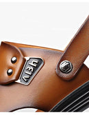 Sandália Masculina de Couro Verão