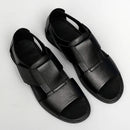 Sandálias romanas de couro genuíno para homens, chinelos de praia antiderrapantes, sapatos casuais luxuosos, versão britânica, coreano, verão