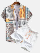 Conjunto Camisa + Bermuda Praia Masculina Summer 