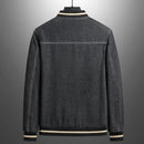 Jaqueta jeans grossa de lã masculina, casacos quentes, jeans de motociclista, outwear clássico solto, roupas de vaqueiro, moda, inverno, 2023