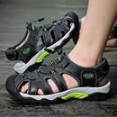 Sandália Masculina de Couro Genuíno Gladiador