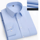 Camisa Social Masculina Plus Size Clássica Fino Ajuste