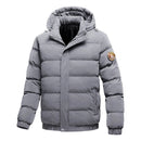 Jaqueta Puffer Masculina com Capuz Removível Rusty