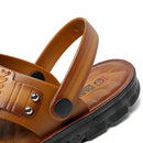 Sandália Masculina de Couro Fashion Max