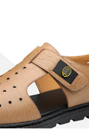 Homens de couro genuíno sandálias romanas luxo dedo do pé aberto plana sapatos casuais masculino comfor macio sapatos de praia designer de moda sandalias