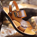 Sandália Masculina de Couro Verão