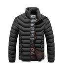 2023 inverno nova moda masculina casaco quente sólido grosso à prova de vento outwear outono casual à prova dwaterproof água parkas casaco masculino