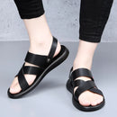 Sandália de Couro Masculina preta 1