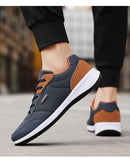 Nova moda masculina sapatos cor sólida sola macia sapatos casuais masculinos respirável sola de renda luz sapatos esportivos masculinos 2024 tênis