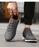 Nova moda masculina sapatos cor sólida sola macia sapatos casuais masculinos respirável sola de renda luz sapatos esportivos masculinos 2024 tênis