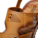 Sandália Masculina de Couro Fashion Max