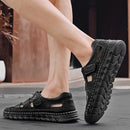 Sandália Masculina em Couro Gladiador