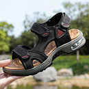 Sandália Masculina em Couro Vintage Beach Lux