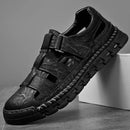 Sandália Masculina em Couro Gladiador