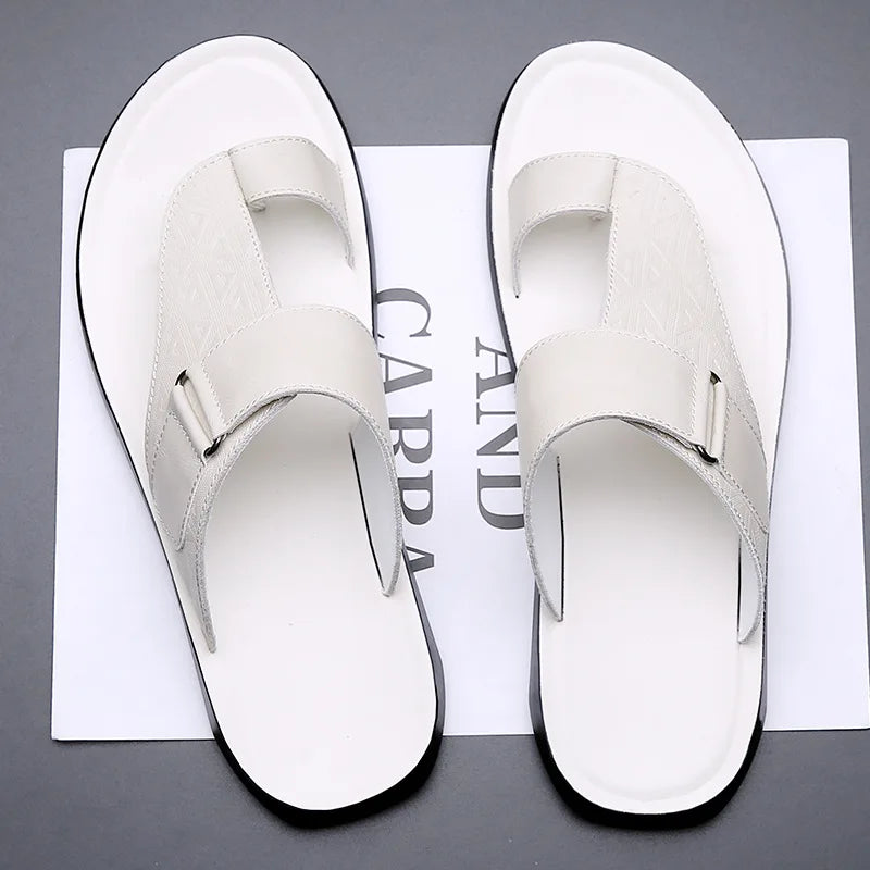 Sandália de Couro Masculina Anatômica Ibiza
