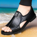 Sandália Masculina de Couro Antiderrapante Veron