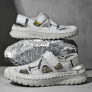 Sandália Masculina de Couro Romano Wess