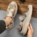 Sandália Masculina de Couro Romano Wess