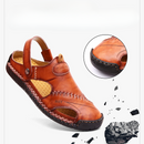 Sandália Masculina em Couro Legítimo Husty