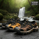 Sandália Masculina em Couro Gladiador Antiderrapante