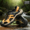 Sandália Masculina em Couro Gladiador Antiderrapante